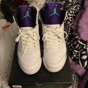 Jordan 5 white grape’s